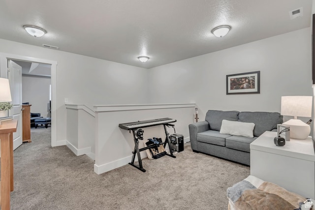 940 N Center St, Santaquin, UT 84655 - living room with carpet floors and a textured ceiling