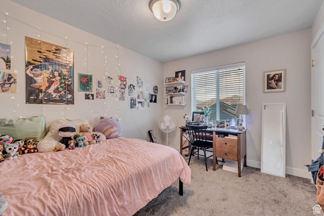 940 N Center St, Santaquin, UT 84655 - carpeted bedroom with a textured ceiling