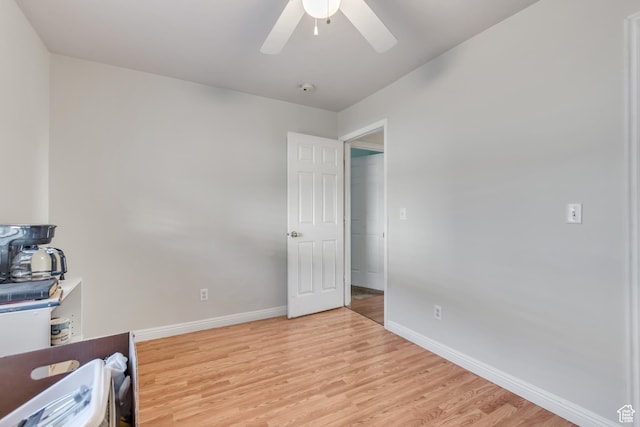 382 N Peach St, Santaquin, UT 84655 - office space with light wood-style floors and ceiling fan