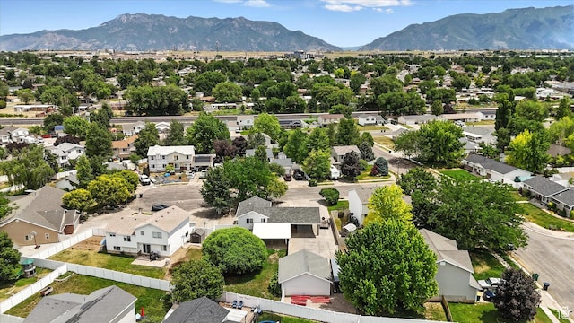 416 N 450 W, Clearfield, UT 84015 - aerial perspective of suburban area with a mountain backdrop