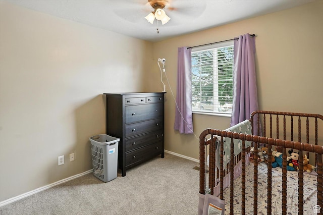 416 N 450 W, Clearfield, UT 84015 - carpeted bedroom with baseboards and a ceiling fan