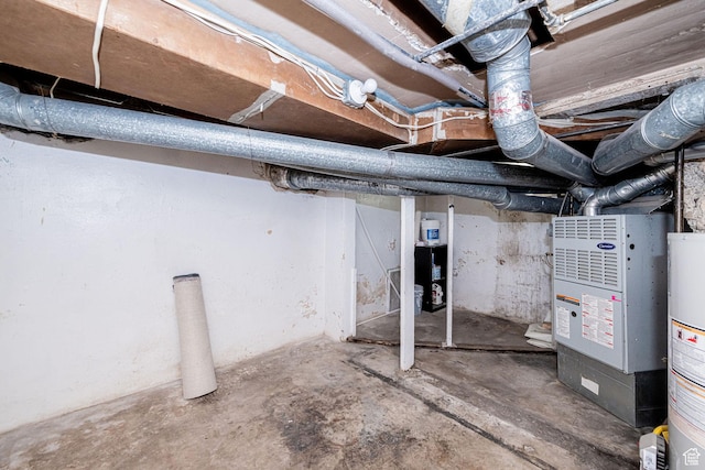 13 N 100 W, Smithfield, UT 84335 - unfinished basement with water heater and heating unit