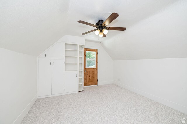 13 N 100 W, Smithfield, UT 84335 - bonus room with lofted ceiling, ceiling fan, and light carpet