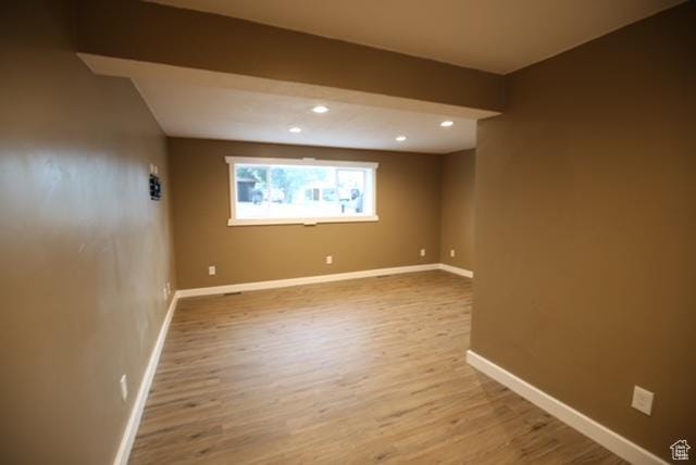 591 E Acoma Rd A-B, Unit A-B Midvale, UT 84047 - spare room with wood finished floors and recessed lighting
