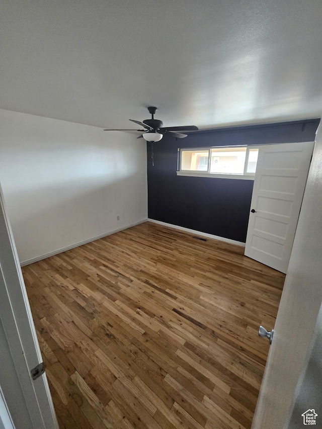 650 N 300 W Unit 206, Salt Lake City, UT 84103 - unfurnished room featuring ceiling fan and hardwood / wood-style floors