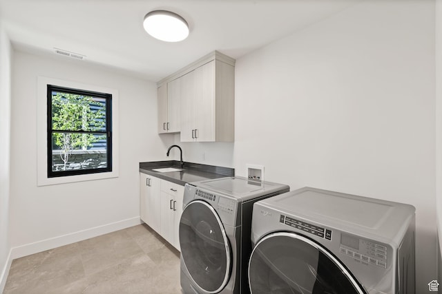 51 Daly Ave, Park City, UT 84060 - laundry area featuring washing machine and dryer and cabinet space