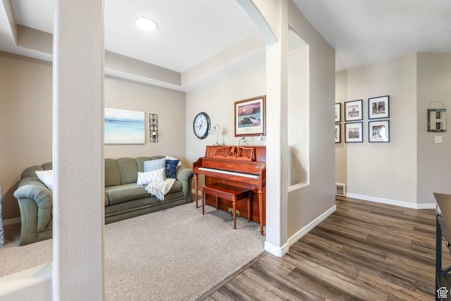 6743 W Spring Oak Dr, West Jordan, UT 84081 - living area featuring wood finished floors and recessed lighting