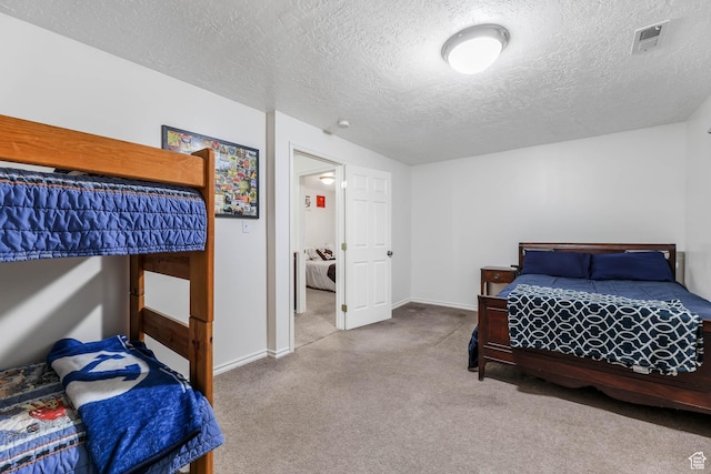 6743 W Spring Oak Dr, West Jordan, UT 84081 - carpeted bedroom with a textured ceiling and baseboards