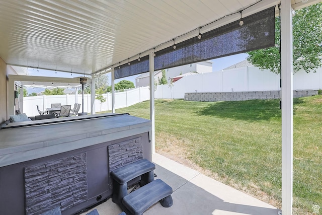 6743 W Spring Oak Dr, West Jordan, UT 84081 - fenced backyard featuring a patio area