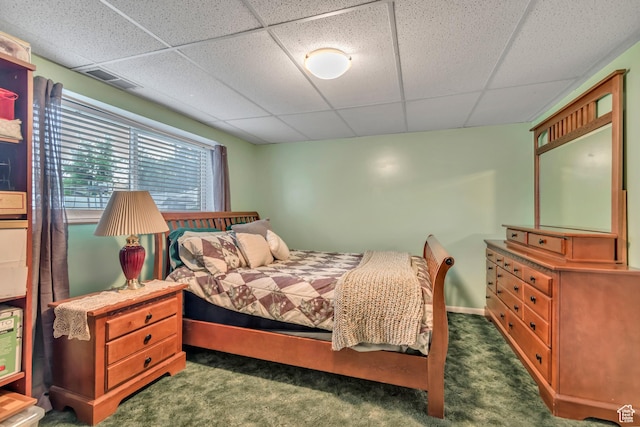 955 W Charlotte Dr, South Jordan, UT 84095 - carpeted bedroom featuring a drop ceiling