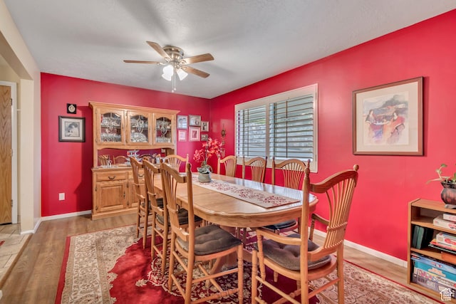 955 W Charlotte Dr, South Jordan, UT 84095 - dining room featuring light wood-style flooring and a ceiling fan