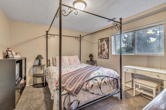 955 W Charlotte Dr, South Jordan, UT 84095 - bedroom with carpet floors and a textured ceiling