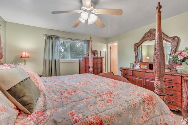 955 W Charlotte Dr, South Jordan, UT 84095 - bedroom with ceiling fan