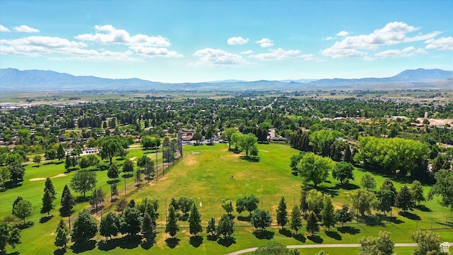 130 Summit Dr, Smithfield, UT 84335 - bird's eye view of a mountain backdrop