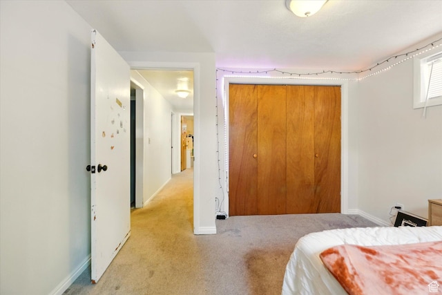 130 Summit Dr, Smithfield, UT 84335 - bedroom with light carpet and a closet