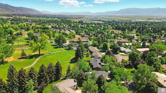130 Summit Dr, Smithfield, UT 84335 - aerial perspective of suburban area featuring a mountain backdrop