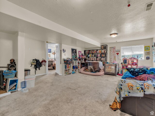 6126 S Middlewood Cir W, Salt Lake City, UT 84118 - carpeted bedroom with a textured ceiling