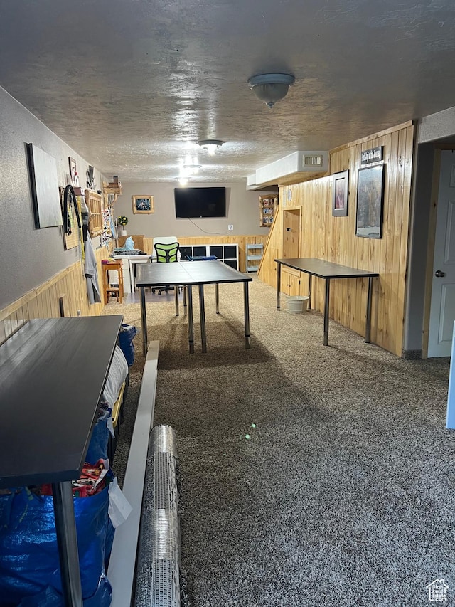 696 S 100 E, Roosevelt, UT 84066 - recreation room featuring wood walls and wainscoting