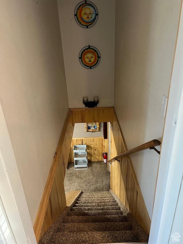 696 S 100 E, Roosevelt, UT 84066 - staircase with carpet
