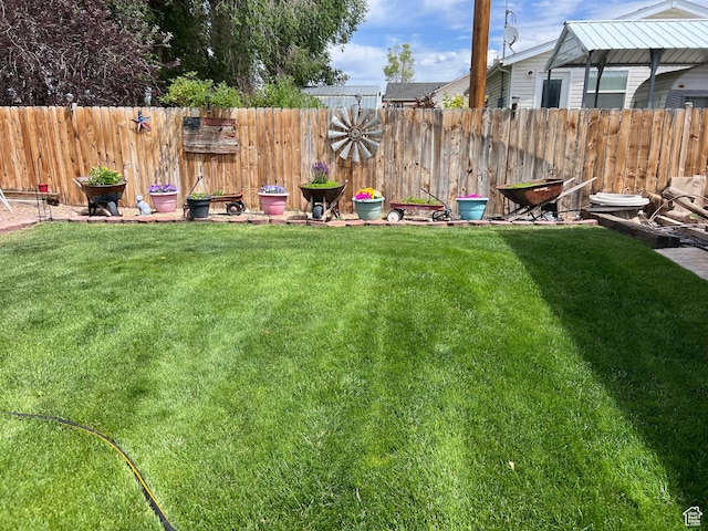 696 S 100 E, Roosevelt, UT 84066 - view of yard