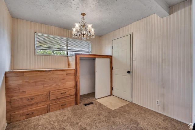 787 E 4800 S, Murray, UT 84107 - unfurnished bedroom with carpet, a chandelier, and a closet