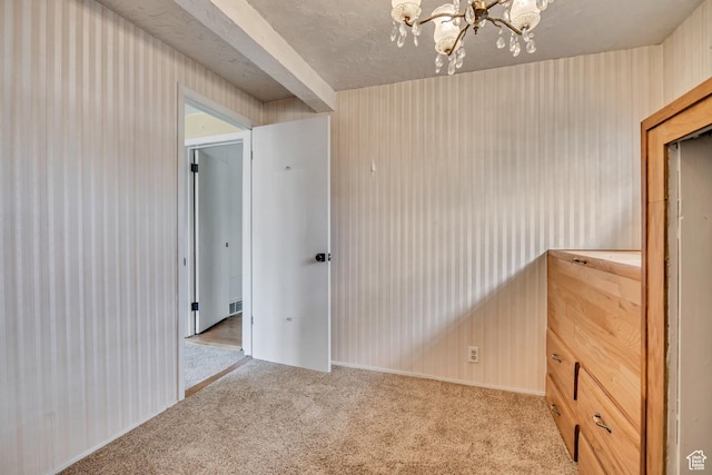 787 E 4800 S, Murray, UT 84107 - empty room featuring light colored carpet and a chandelier