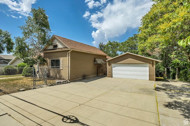 787 E 4800 S, Murray, UT 84107 - view of front of property with a detached garage and a gate