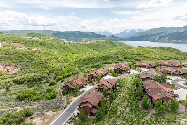 1773 E Longview Dr, Hideout, UT 84036 - aerial perspective of suburban area with a water and mountain view