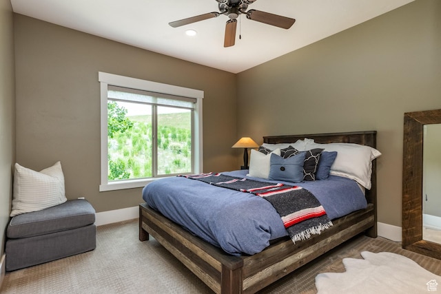 1773 E Longview Dr, Hideout, UT 84036 - bedroom featuring carpet floors, recessed lighting, and ceiling fan