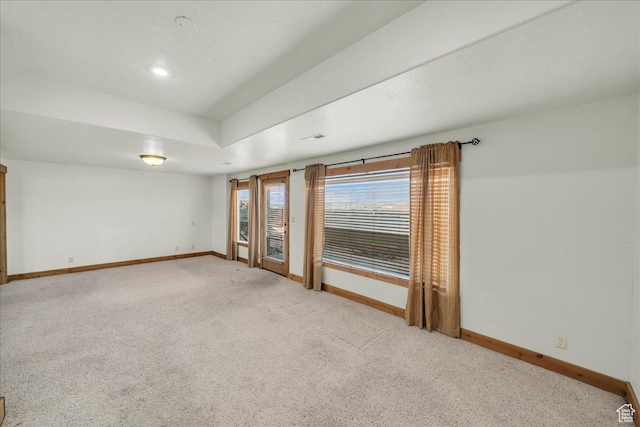 393 N Crestline Cir, St George, UT 84790 - spare room featuring light carpet and recessed lighting