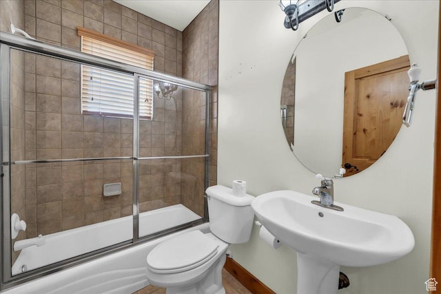 393 N Crestline Cir, St George, UT 84790 - full bathroom with combined bath / shower with glass door and toilet