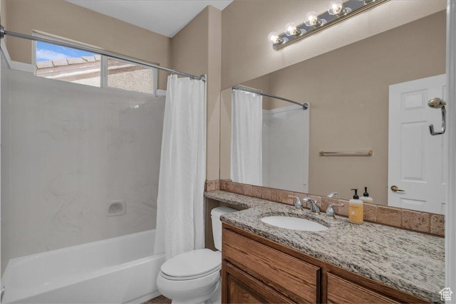 1621 W Wonderstone Dr, St George, UT 84790 - bathroom featuring vanity and shower / bath combination with curtain