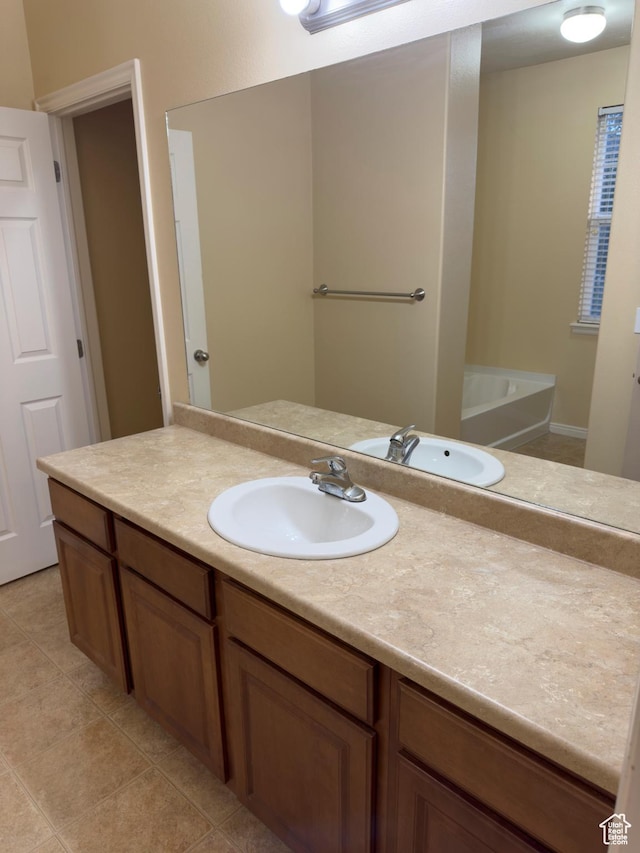 1513 W 190 N, Pleasant Grove, UT 84062 - bathroom with vanity and tile patterned flooring