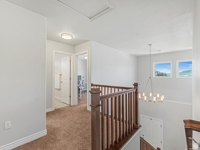 430 E 2010 S, Heber City, UT 84032 - hall featuring an upstairs landing and carpet flooring