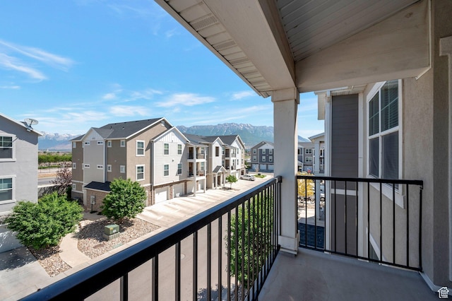 55 W Silver Springs Dr Unit F, Vineyard, UT 84059 - balcony featuring a residential view and a mountain view