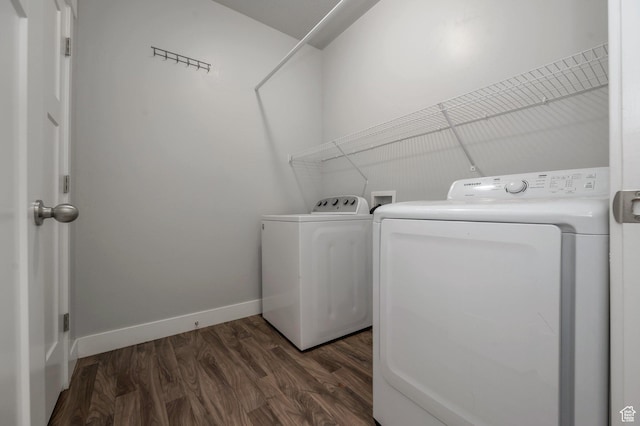 55 W Silver Springs Dr Unit F, Vineyard, UT 84059 - laundry room featuring independent washer and dryer and dark wood finished floors