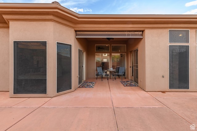 250 N Snow Canyon Dr Unit 16, Ivins, UT 84738 - view of patio with a ceiling fan