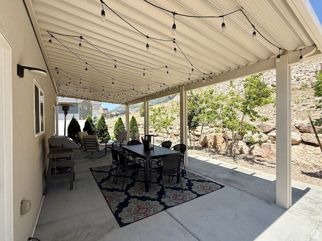 3052 N Mountain Rd, North Ogden, UT 84414 - view of patio / terrace featuring area for grilling and outdoor dining area