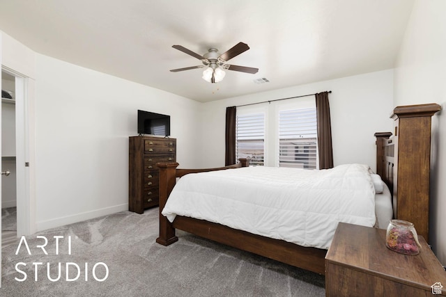 6297 S Zelda Dr, St George, UT 84790 - bedroom featuring carpet floors and ceiling fan