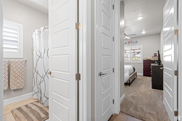 2723 S Varano Way, St George, UT 84770 - ensuite bathroom with a textured ceiling and a ceiling fan