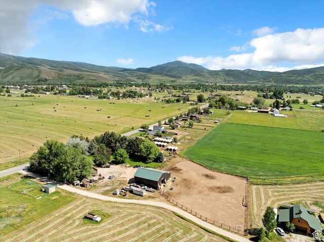 409 N 9000 E, Huntsville, UT 84317 - aerial view of sparsely populated area with mountains and agricultural land