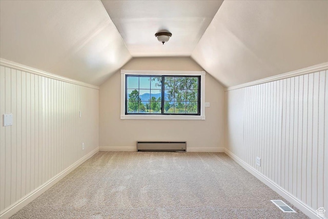 409 N 9000 E, Huntsville, UT 84317 - bonus room with a baseboard radiator, carpet floors, and vaulted ceiling