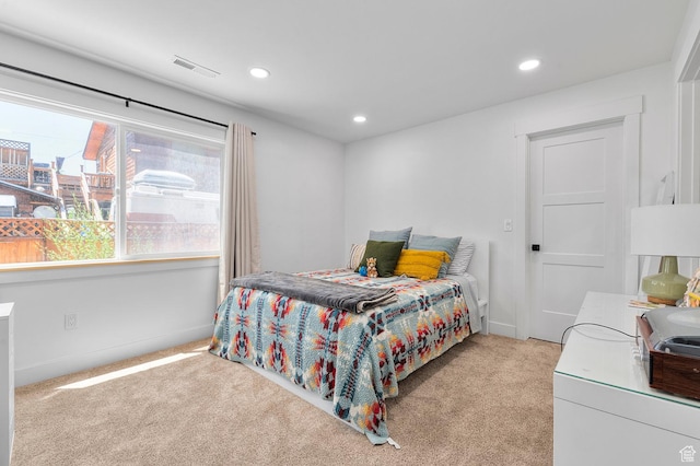 2317 N Timpview Dr E, Provo, UT 84604 - carpeted bedroom with recessed lighting