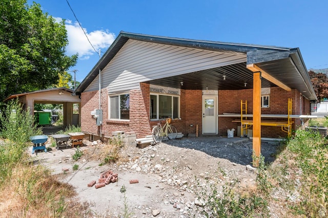 2317 N Timpview Dr E, Provo, UT 84604 - back of property featuring brick siding