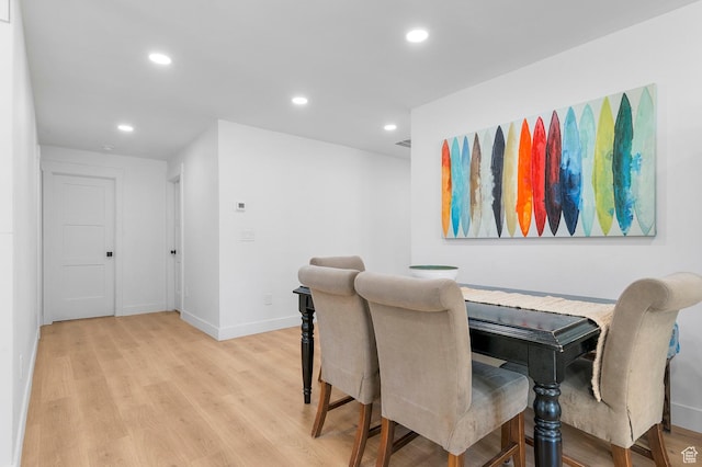 2317 N Timpview Dr E, Provo, UT 84604 - dining space with light wood-style floors and recessed lighting