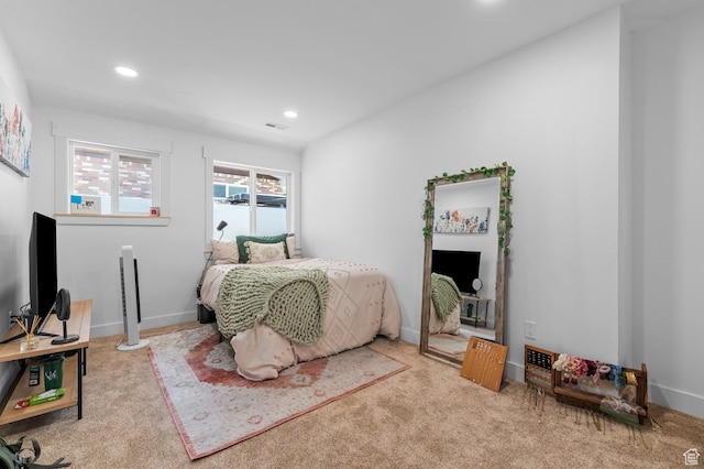 2317 N Timpview Dr E, Provo, UT 84604 - bedroom featuring carpet flooring and recessed lighting
