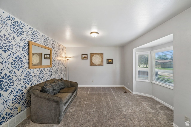 451 S 200 E, Heber City, UT 84032 - sitting room with wallpapered walls and carpet