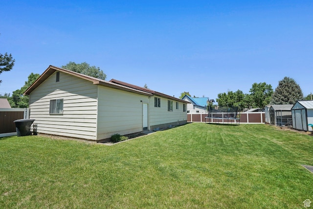 451 S 200 E, Heber City, UT 84032 - view of yard featuring a trampoline and an outdoor structure
