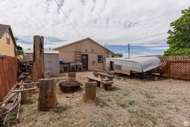 199 S 200 E, Richfield, UT 84701 - back of house with a shed