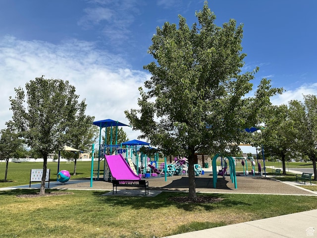 12413 S Andreas St W, Riverton, UT 84065 - community play area featuring a lawn